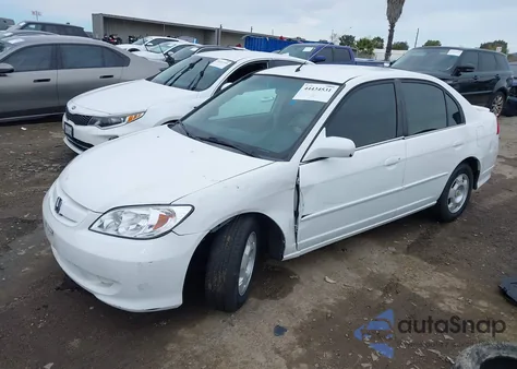 2004 Honda Civic Hybrid z USA, uszkodzony, nr VIN JHMES96604S020743
